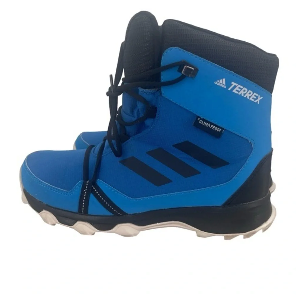 adidas Terrex Kids Bright Blue and Black Winter Boots snow boots